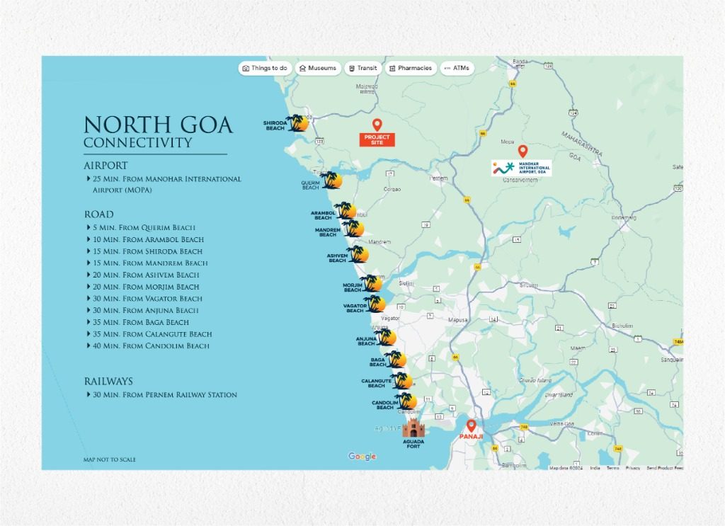 Official North Goa Connectivity Map